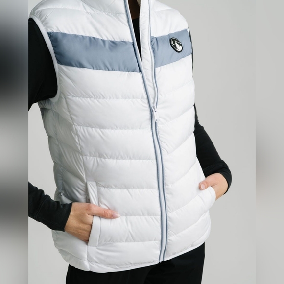 🌙 ZYIA NWOT White Vondelpark Puffy Vest - Picture 3 of 7